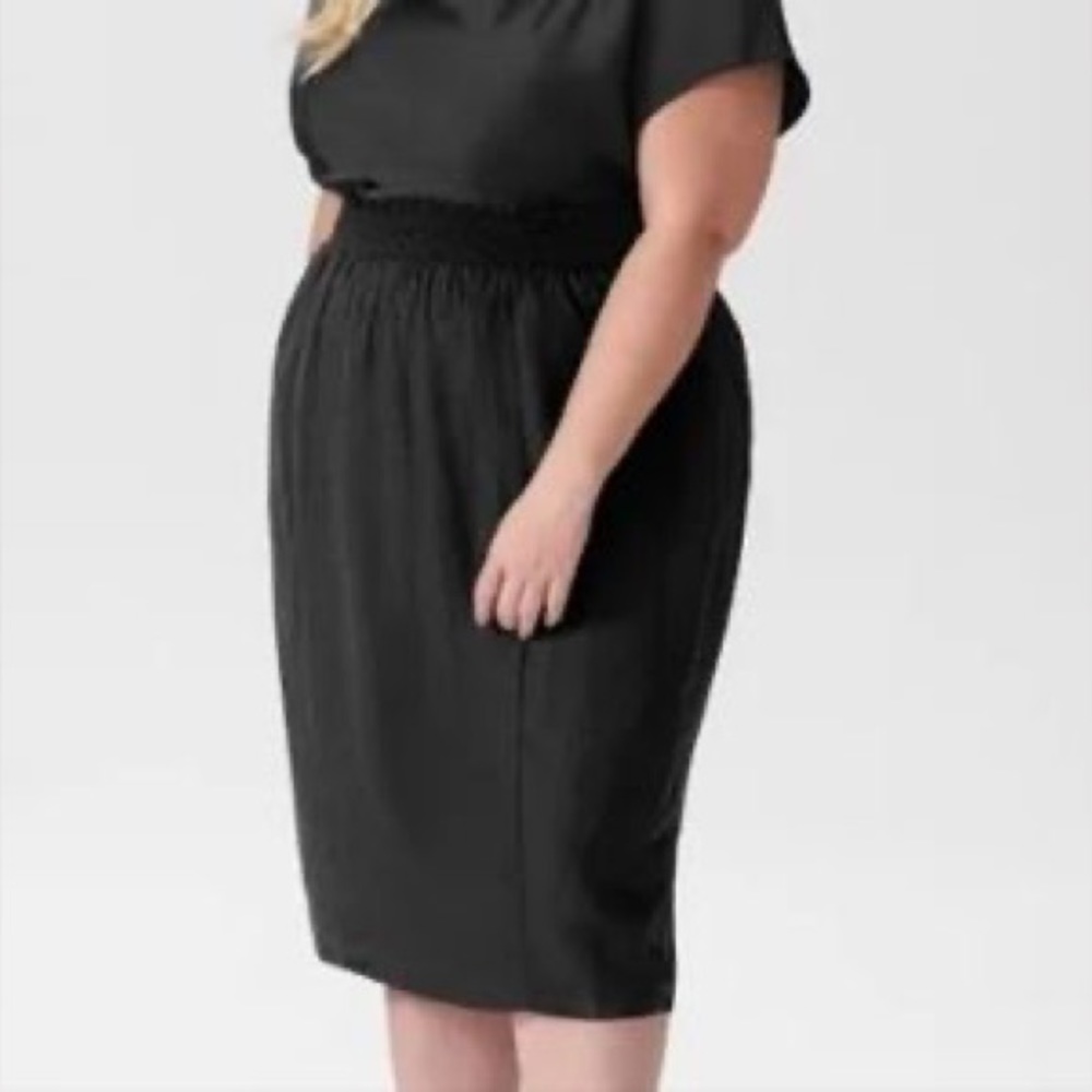 Universal Standard Blair Swiss Dot skirt